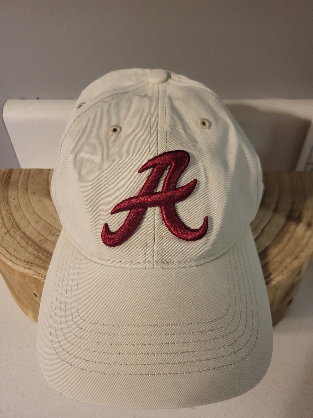 University of Alabama Tan Red Cap Hat Crimson Tide Richardson OS